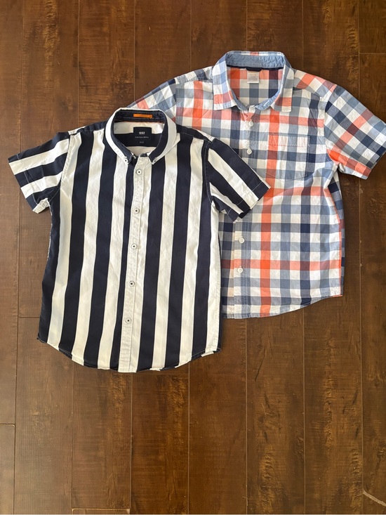 Cactus Other - Cactus Boys 1992 Boys button shirt size 9/10 & Gymboree shirt plaid size 7-8